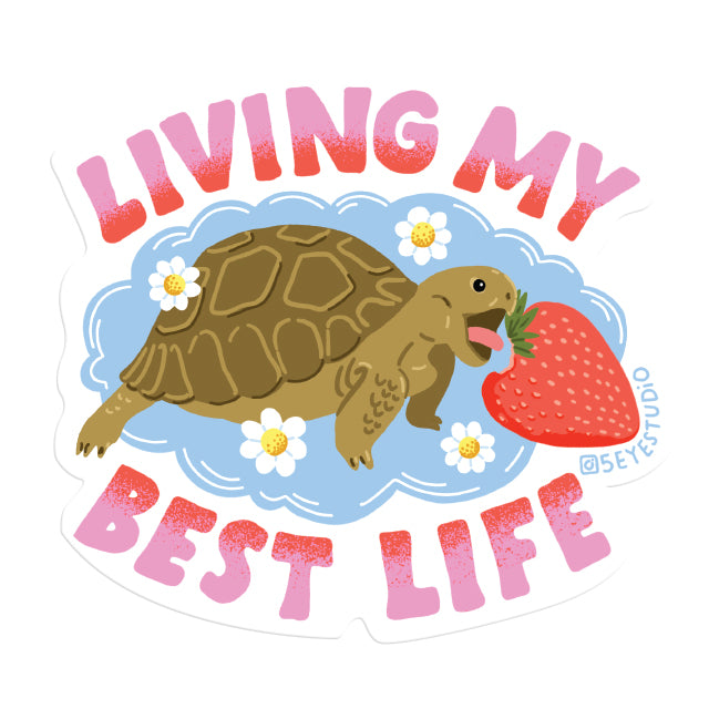Living My Best Life Vinyl Sticker