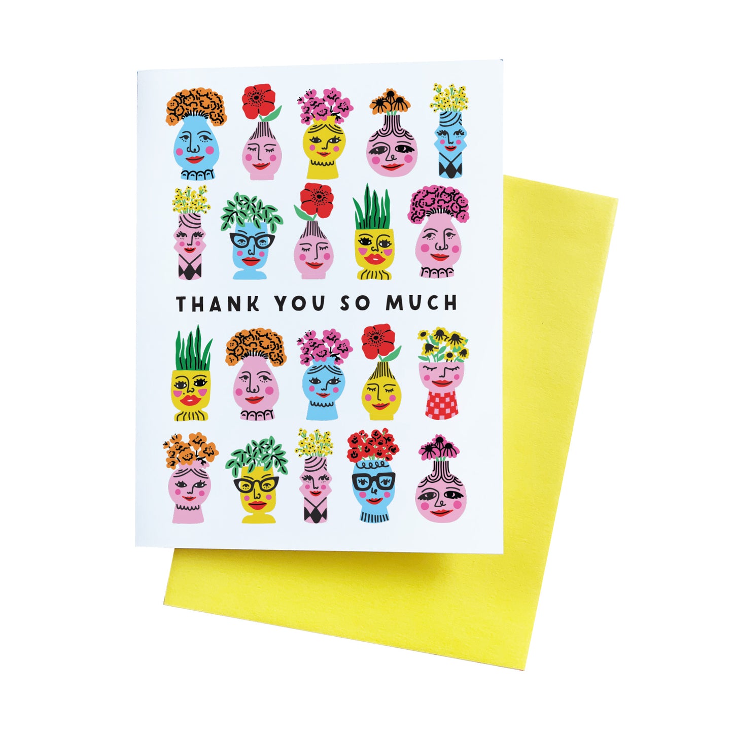 Lady Vases Thank You Card