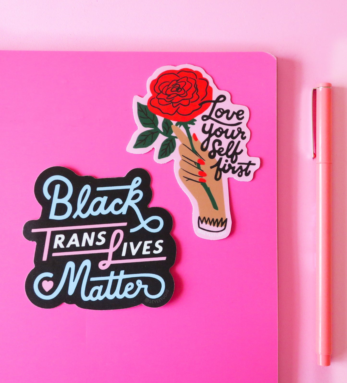 Love Yourself First Vinyl Sticker