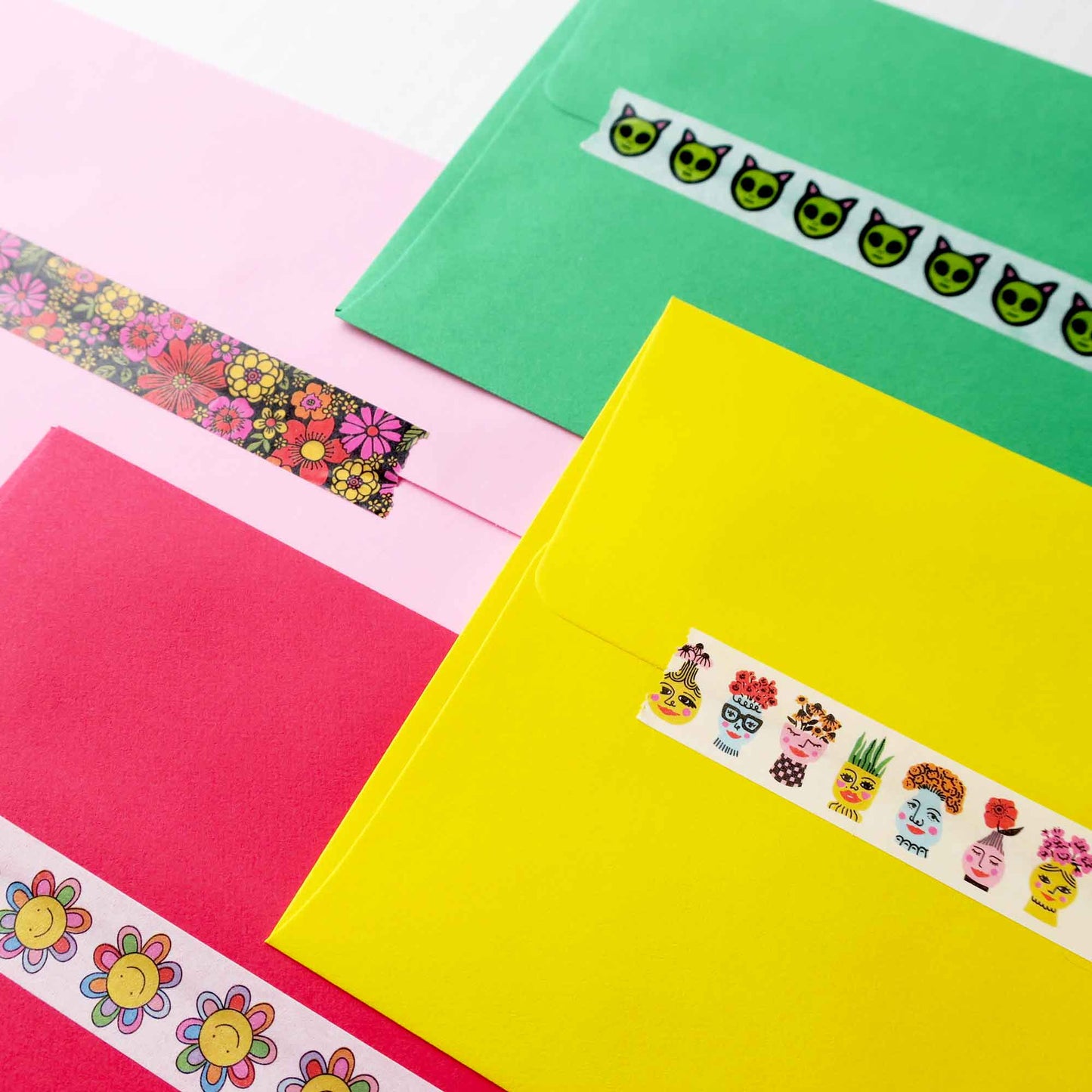 Lady Vases Washi Tape