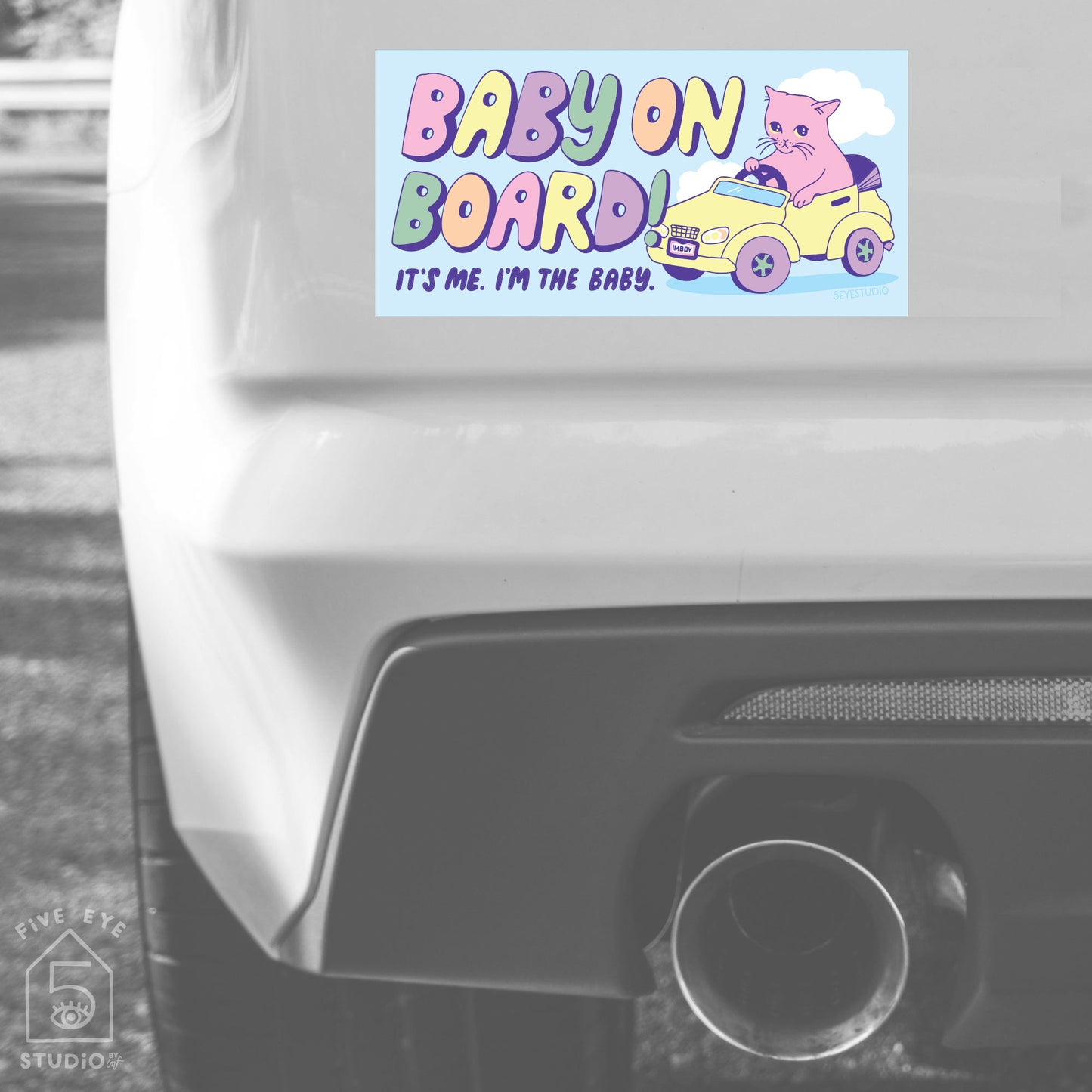 Baby on Board Bumper Sticker
