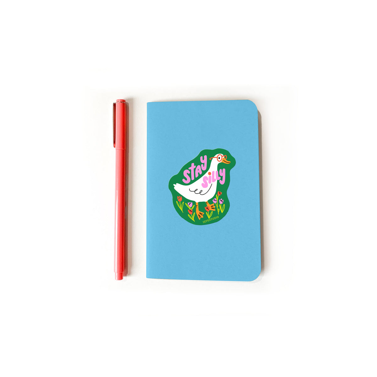 Stay Silly Goose Vinyl Sticker