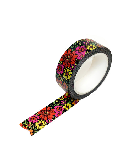 Retro Floral Washi Tape