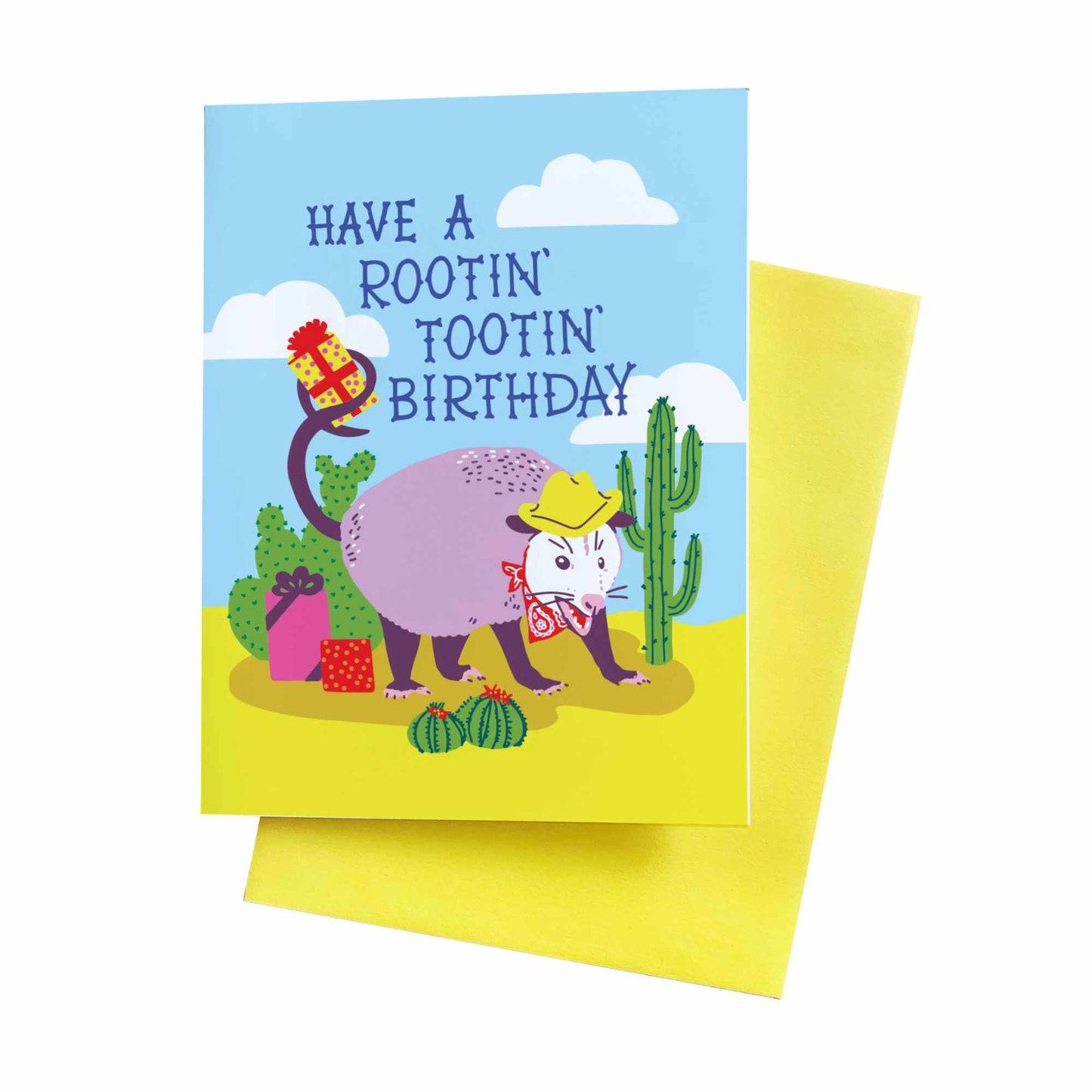 Rootin' Tootin' Birthday Greeting Card