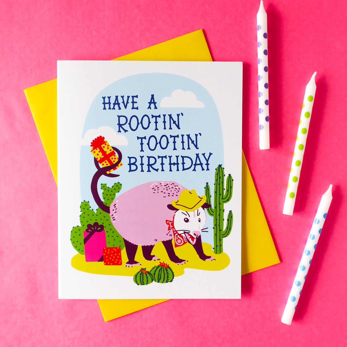 Rootin' Tootin' Birthday Greeting Card