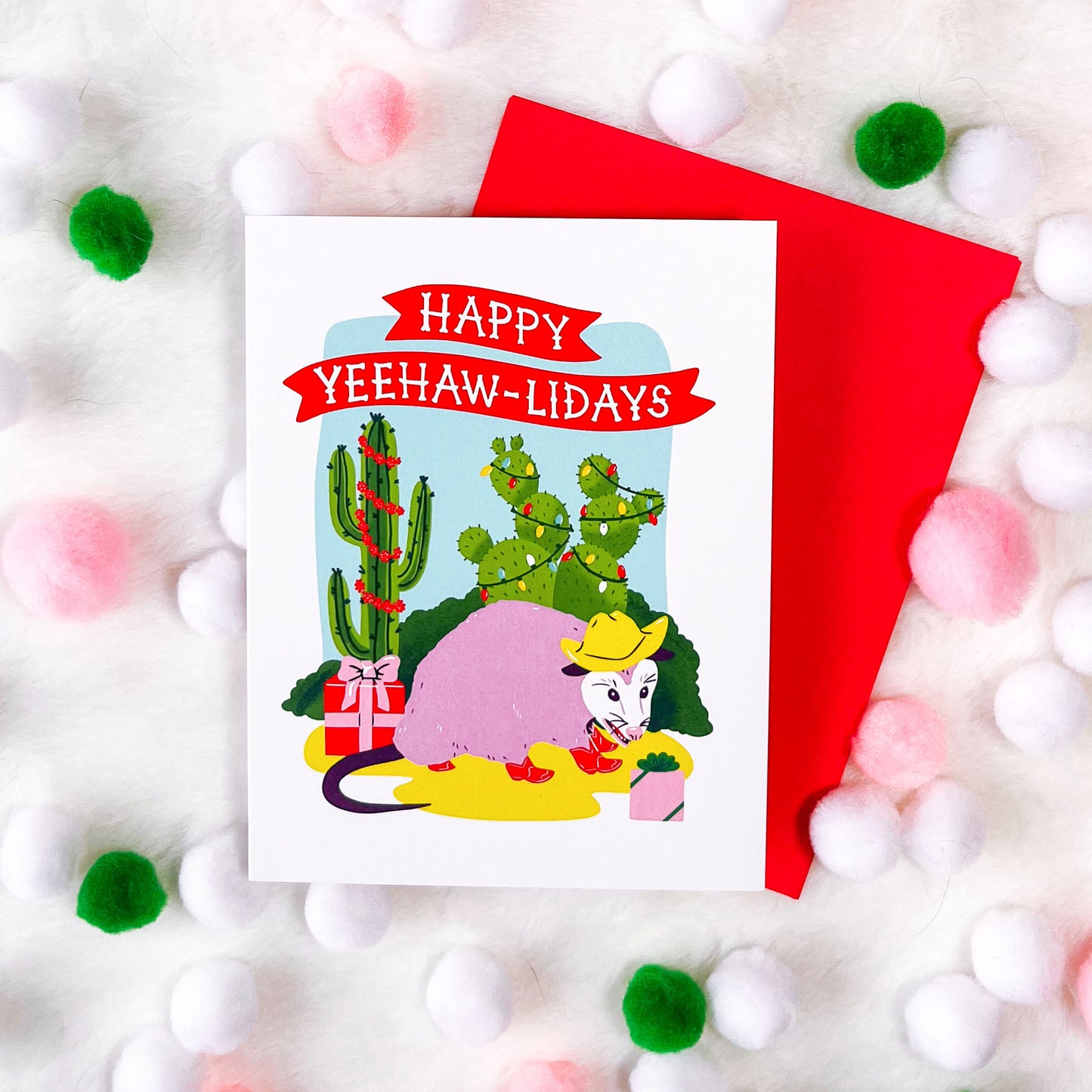 Happy Yeehaw-lidays A2 Card