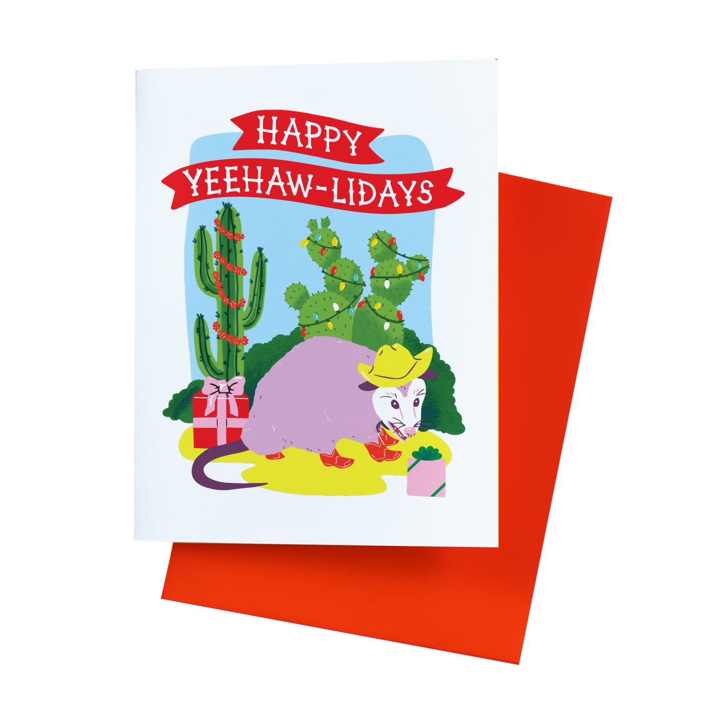 Happy Yeehaw-lidays A2 Card