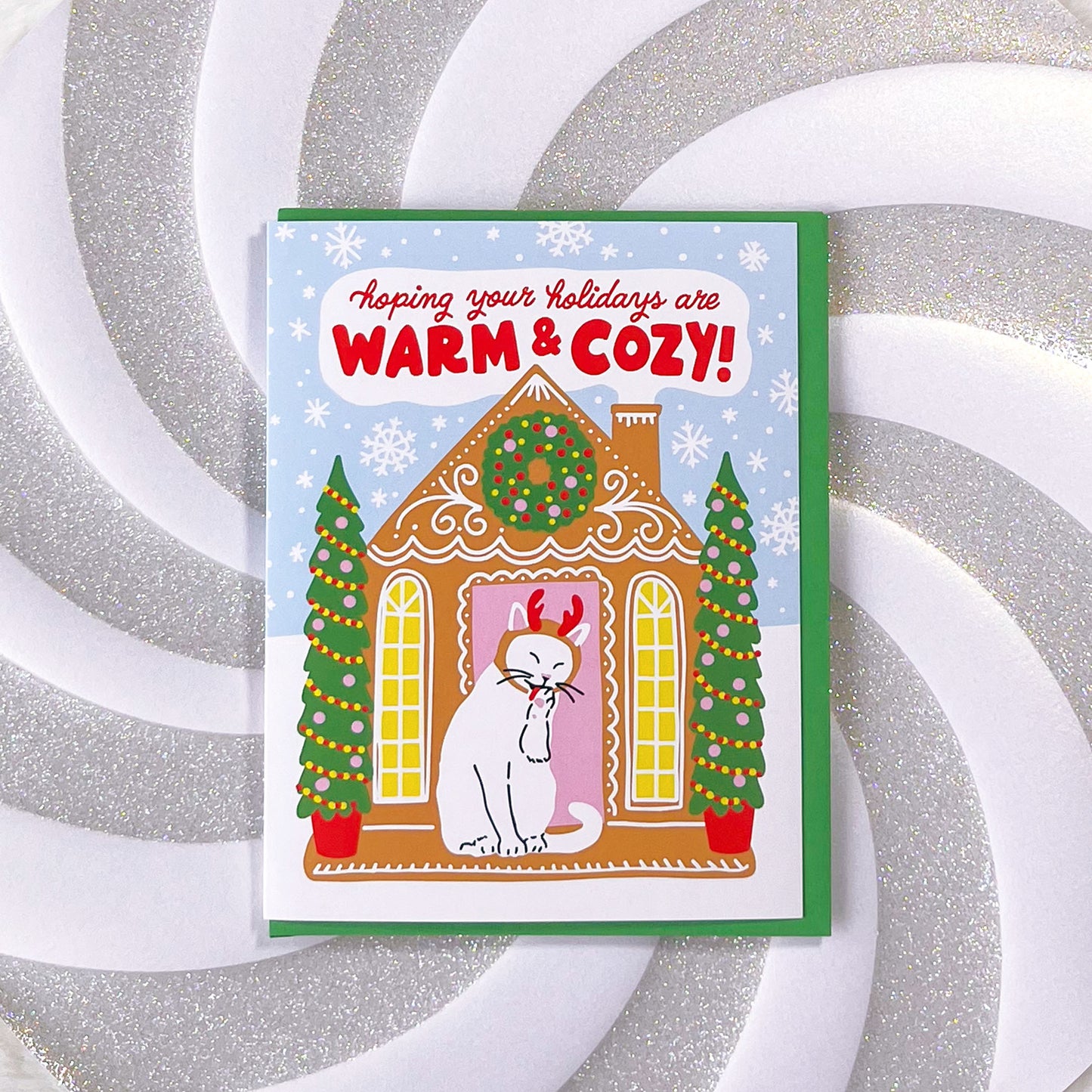 Warm and Cozy Kitty A2 Card