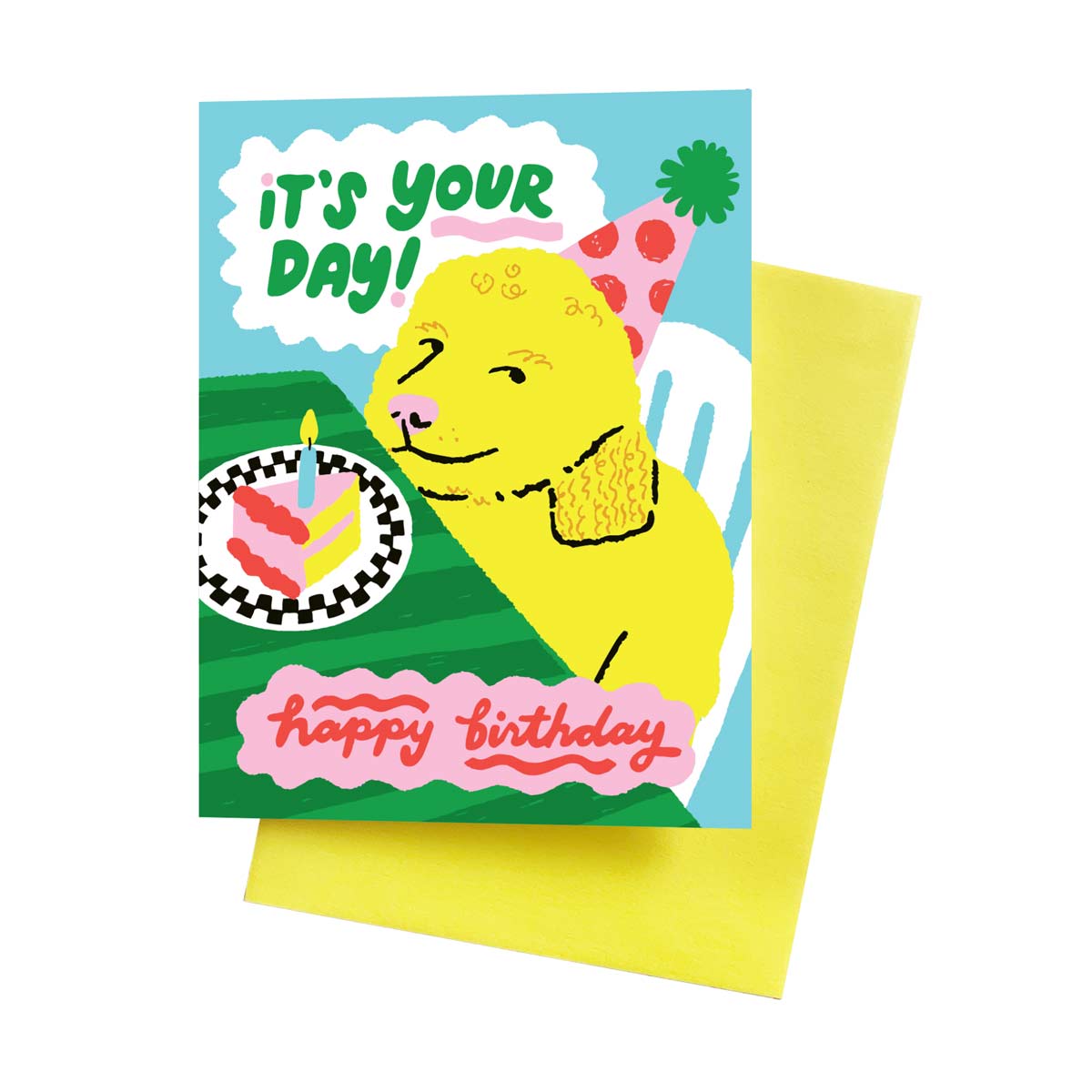 Birthday Dog Meme A2 Birthday Single Greeting Card