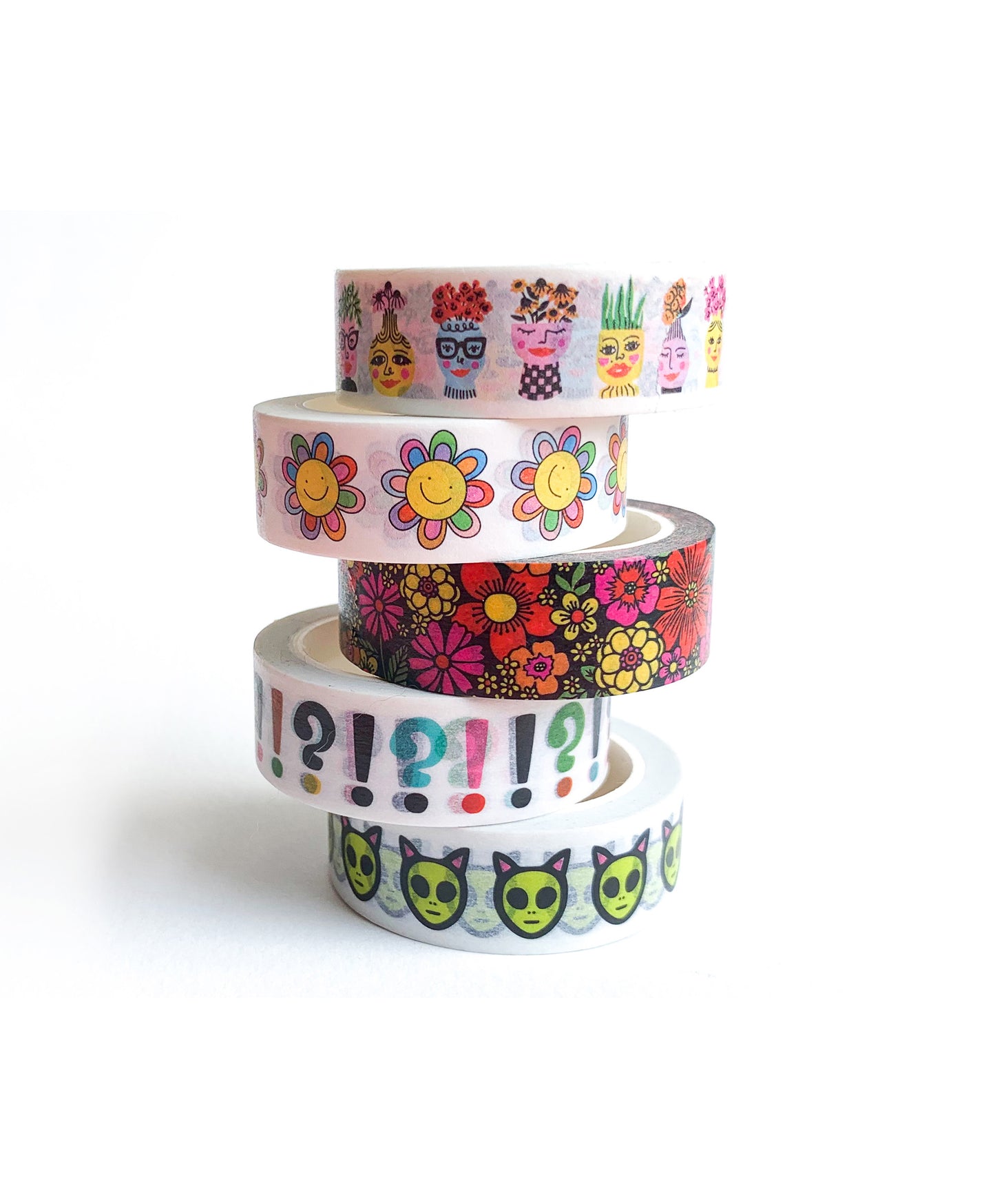 Lady Vases Washi Tape