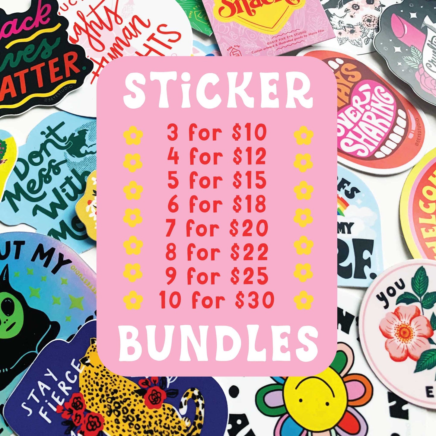 Sticker Bundles - Buy More, Save More